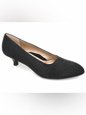 BeautiFeel Mystique Sparkle Pump Black Kitten Heels size 40